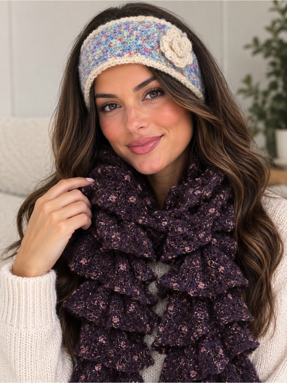 Scarf and headband